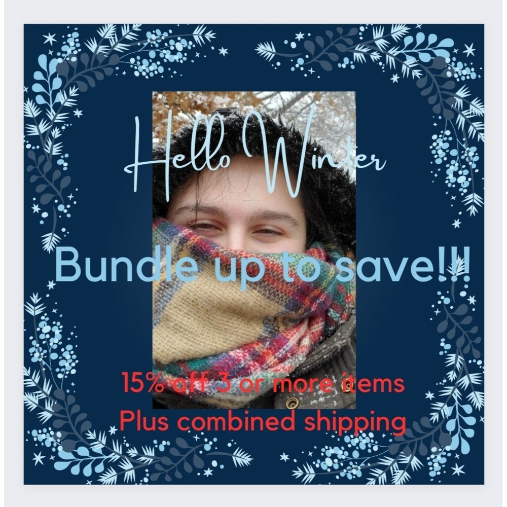 BUNDLE 3 OR MORE ITEMS TO SAVE 15% PLUS COMBINED SHIPPING